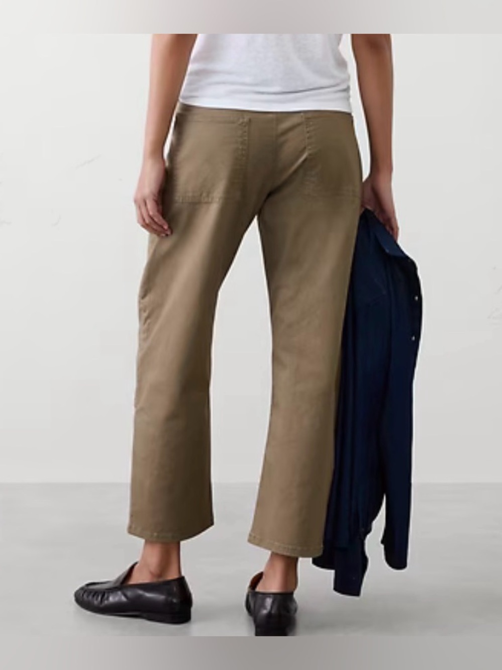Barrel mid rise jeans Banana Republic size 14 NEW color campground - Picture 2 of 10